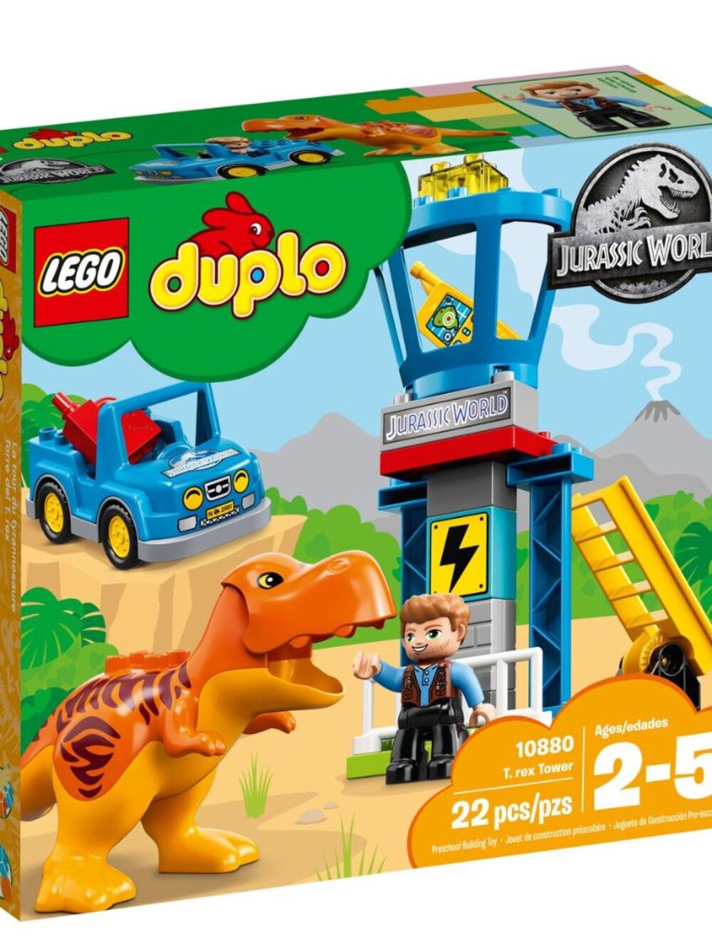 Lego Duplo Jurassic World T-Rex Tower 10880